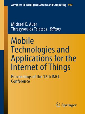 cover image of Mobile Technologies and Applications for the Internet of Things